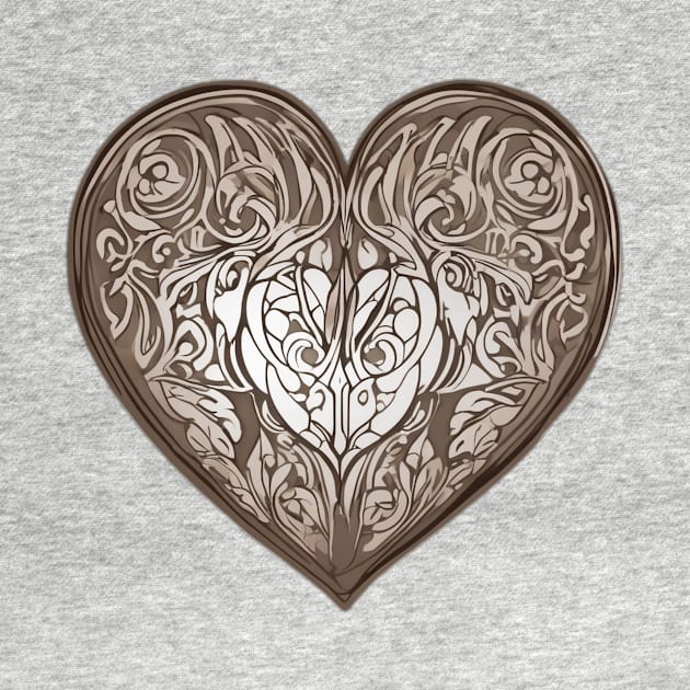 Elegant Tribal Heart Design No. 700 by cornelliusy